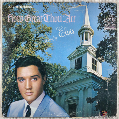 Elvis Presley – How Great Thou Art vinyl record front cover