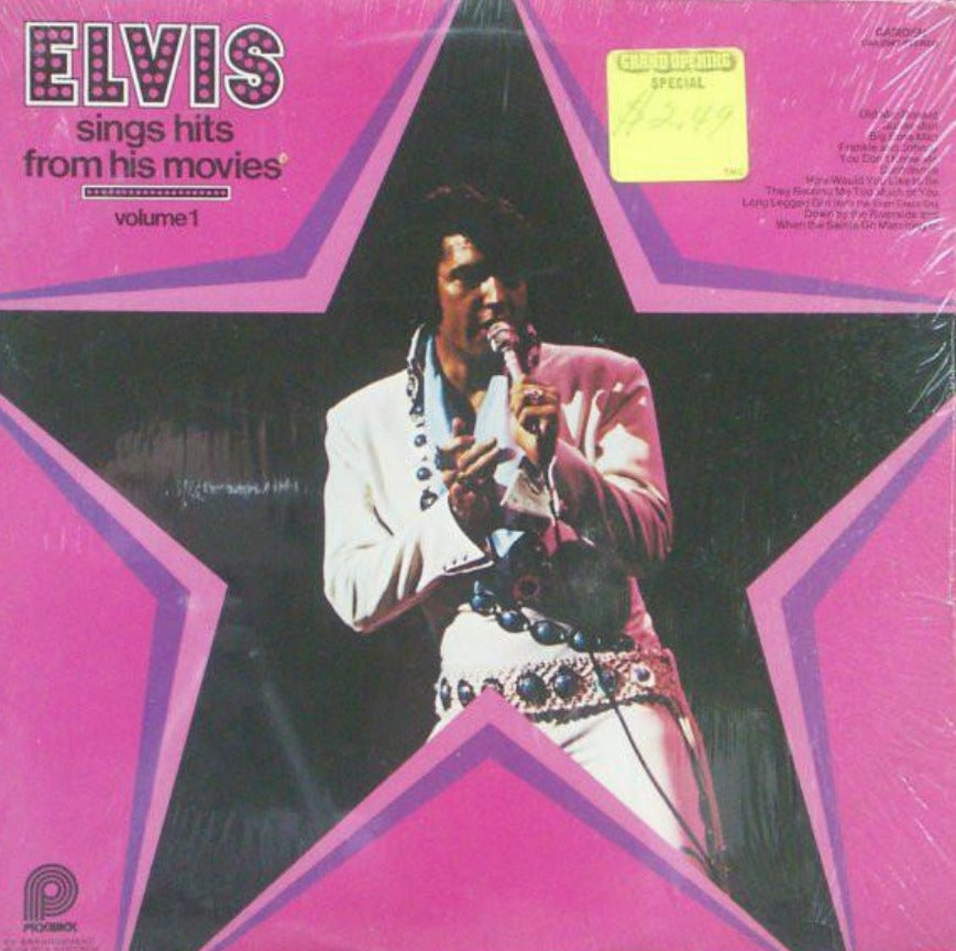 Elvis Presley ‎– Sings Hits From His Movies, Volume 1 vinyl record front cover