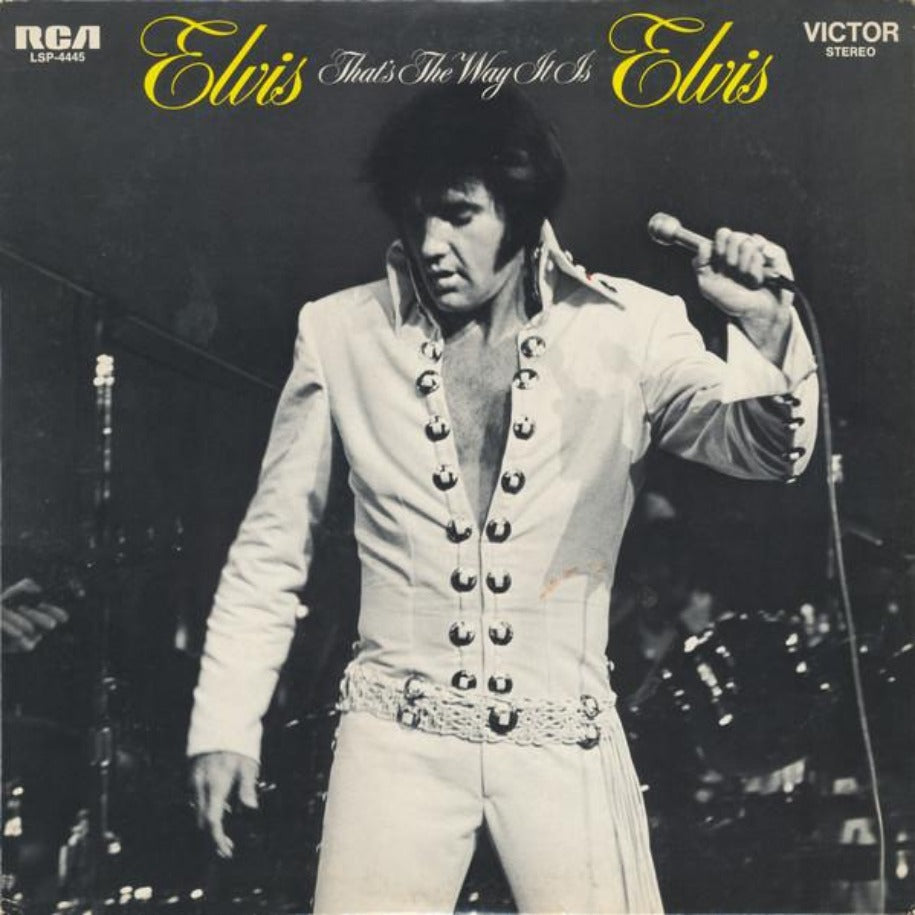 Elvis Presley ‎– That's The Way It Is vinyl record front cover