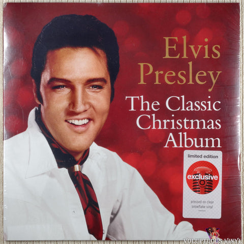 Elvis Presley ‎– The Classic Christmas Album vinyl record front cover