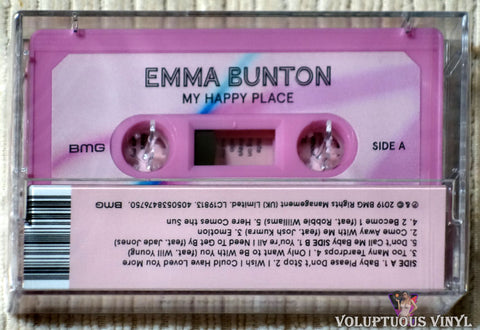 Emma Bunton ‎– My Happy Place cassette tape back cover