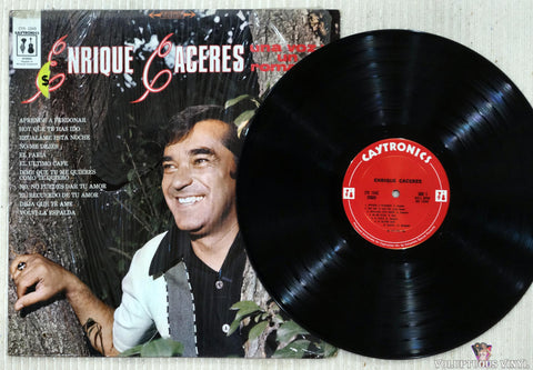 Enrique Cáceres ‎– Enrique Caceres: Una Voz Y Un Romance vinyl record