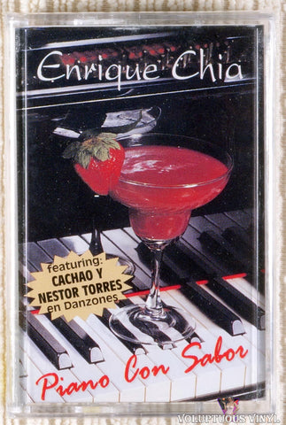 Enrique Chia ‎– Piano Con Sabor cassette front cover