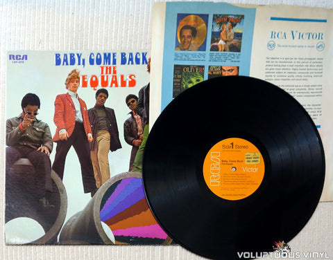 The Equals ‎– Baby, Come Back vinyl record