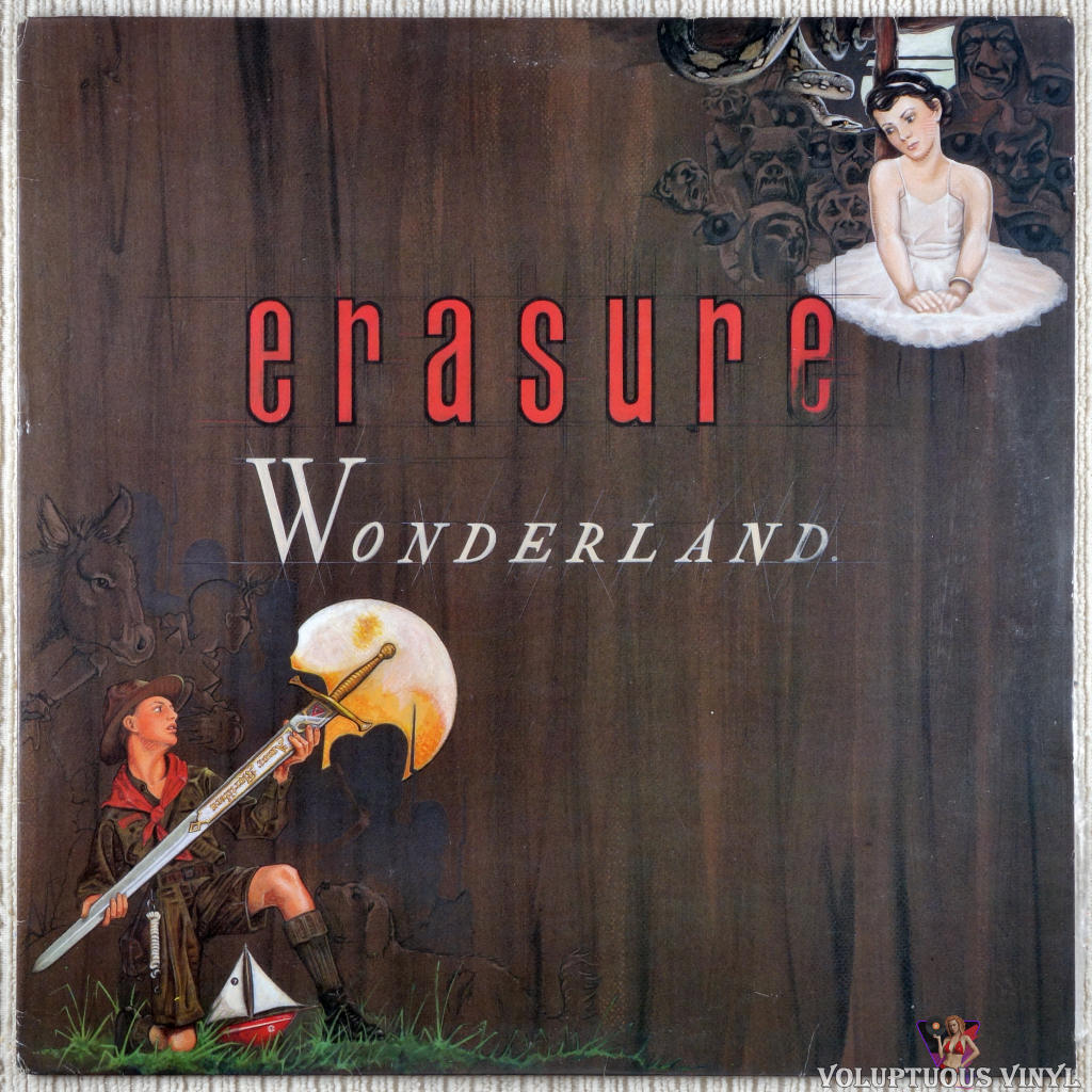 Erasure – Wonderland vinyl record front cover