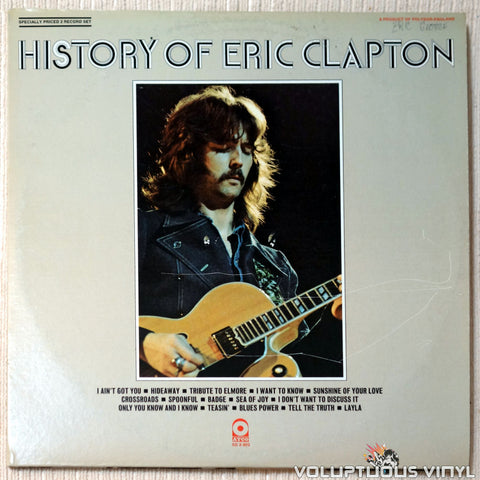 Eric Clapton – History Of Eric Clapton (1972) 2xLP
