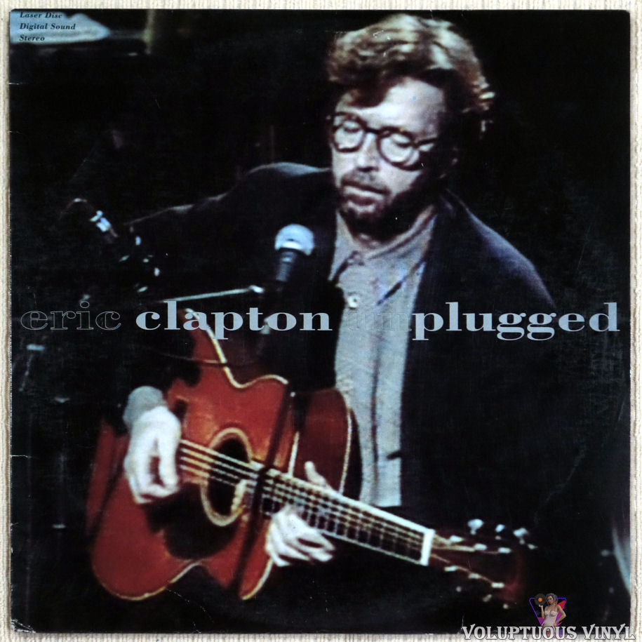 Eric Clapton: Unplugged laserdisc front cover