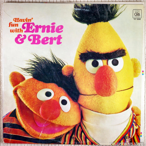Ernie & Bert And The Muppets Of Sesame Street ‎– Havin' Fun With Ernie & Bert And The Muppets Of Sesame Street vinyl record front cover