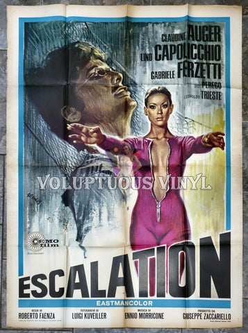 Escalation - 1968 Italian 2F - Claudine Auger Unzipped Jumper poster