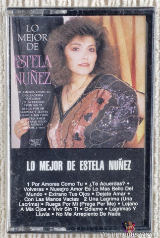 Estela Nuñez – Lo Mejor De Estela Nuñez cassette tape front cover