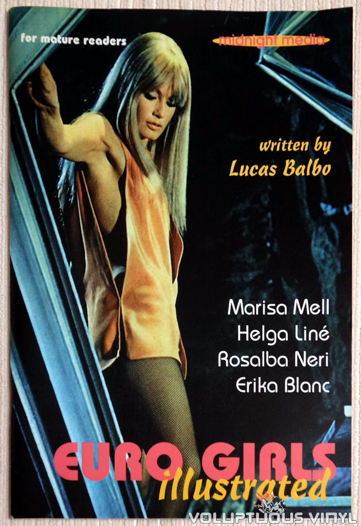 Euro Girls Illustrated - Marisa Mell - Front Cover