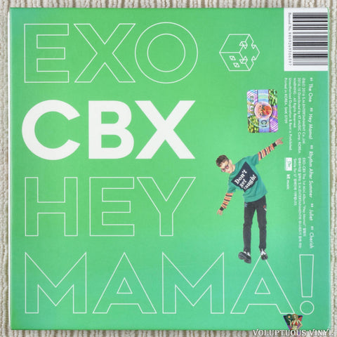EXO-CBX ‎– Hey Mama! CD back cover