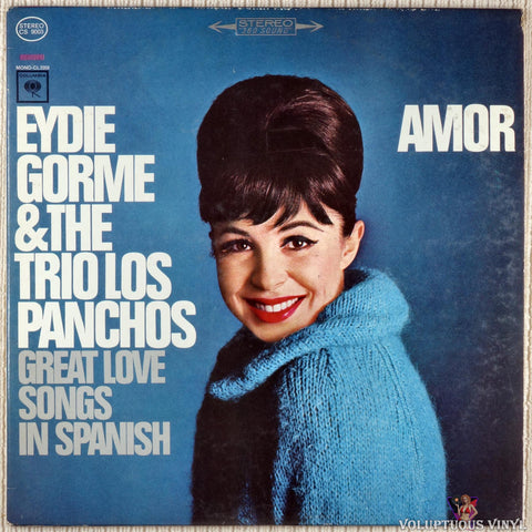 Eydie Gorme & The Trio Los Panchos ‎– Amor vinyl record front cover