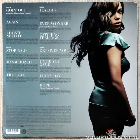 Faith Evans ‎– The First Lady vinyl record back cover