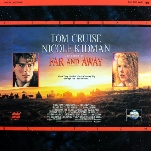 Far and Away (1992) Tom Cruise, Nicole Kidman LaserDisc
