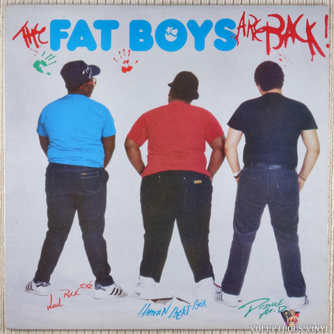 Fat Boys ‎– The Fat Boys Are Back vinyl record front cover