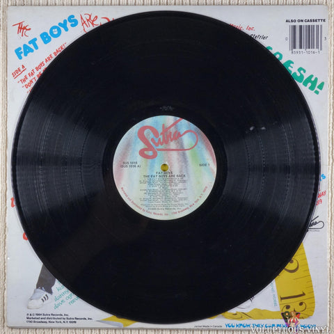 Fat Boys ‎– The Fat Boys Are Back vinyl record
