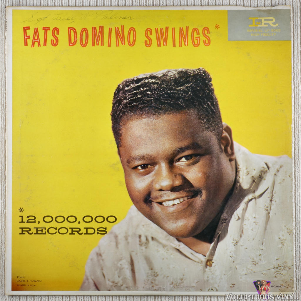 Fats Domino – Fats Domino Swings vinyl record front cover