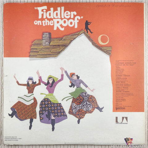 Various – Fiddler On The Roof (Original Motion Picture Soundtrack Recording) vinyl record back cover