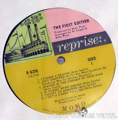 Kenny Rogers & The First Edition Vinyl Record Reprise Label