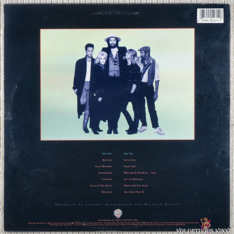 Fleetwood Mac – Tango In The Night vinyl record back cover