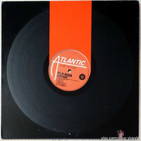 Flo Rida ‎– Low / Birthday vinyl record back cover