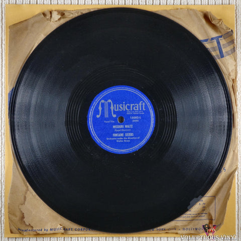 Fontaine Sisters – Missouri Waltz / Linger In My Arms A Little Longer (1946) 10" Shellac