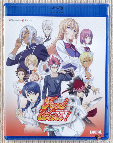 Food Wars! Shokugeki no Sōma: Season 1 Blu-ray front cover
