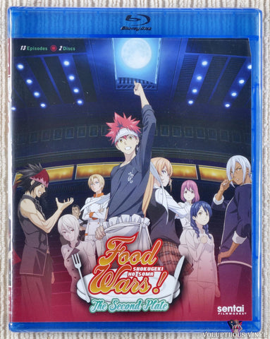 Food Wars!: Shokugeki no Soma: The Second Plate Season 2 Blu-ray front cover
