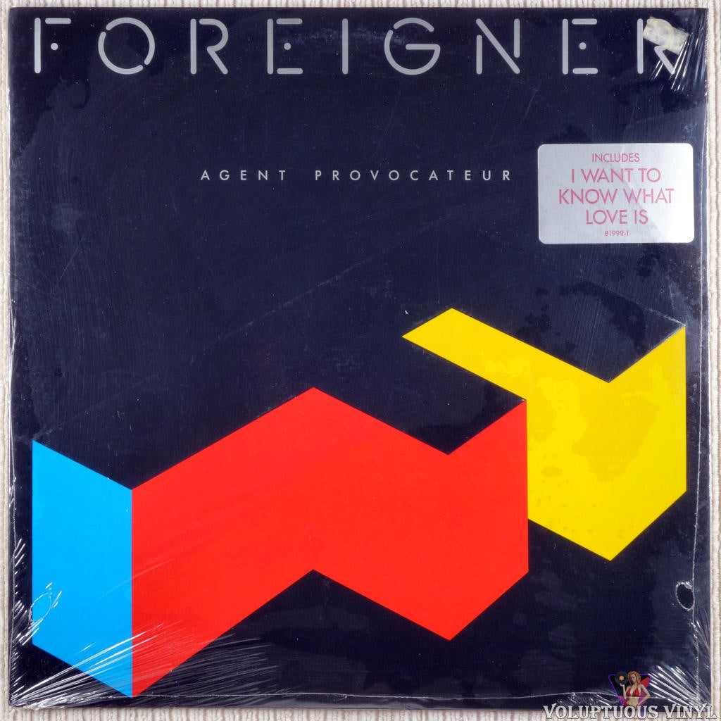 Foreigner ‎– Agent Provocateur vinyl record front cover