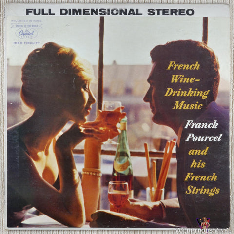 Franck Pourcel And His French Strings ‎– French Wine-Drinking Music vinyl record front cover