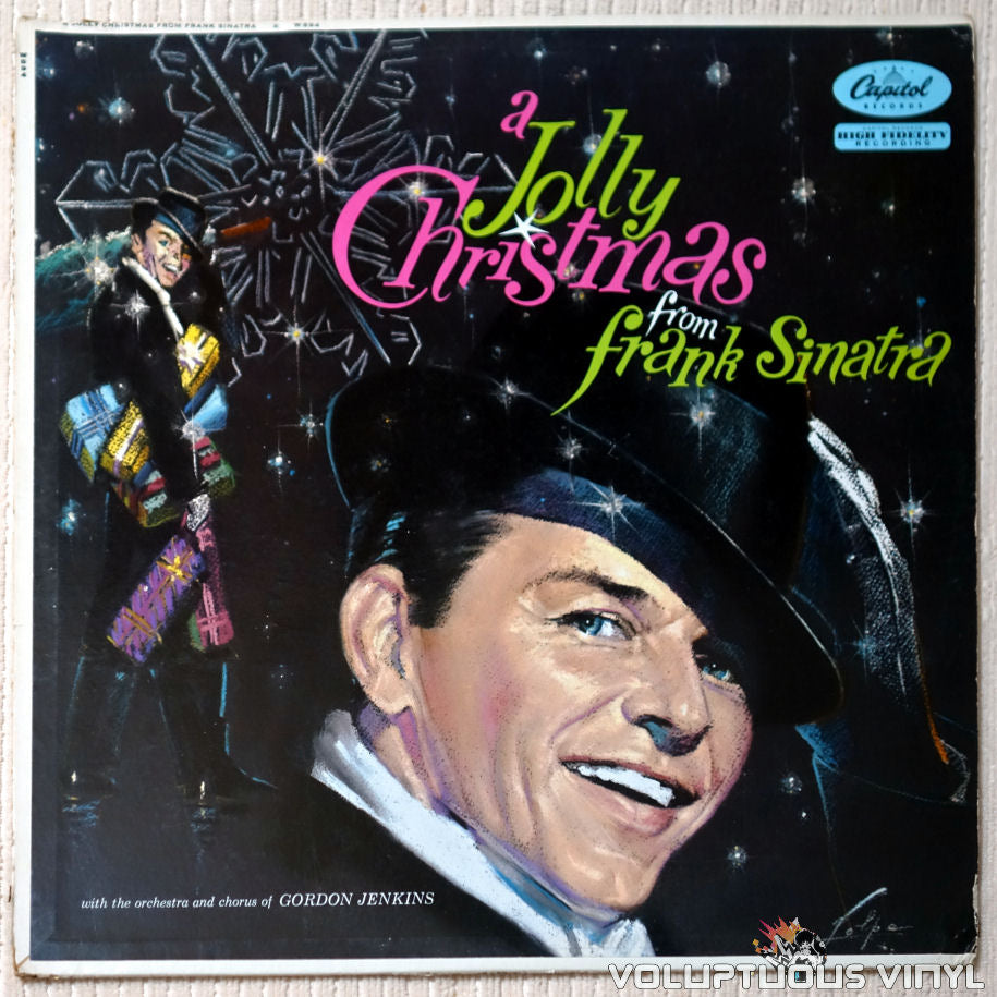 Frank Sinatra ‎– A Jolly Christmas From Frank Sinatra - Vinyl Record - Front Cover