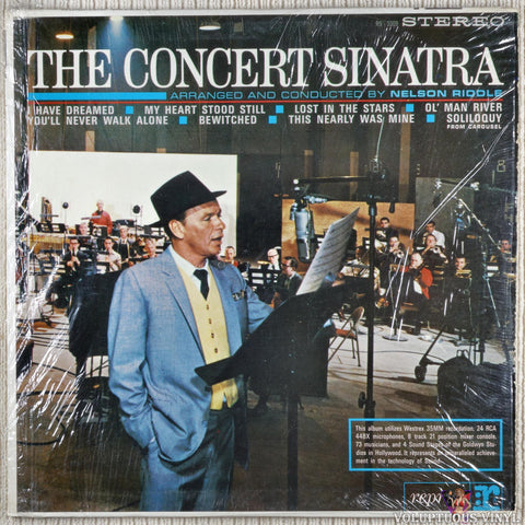 Frank Sinatra Arranged And Conducted By Nelson Riddle – The Concert Sinatra vinyl record front cover