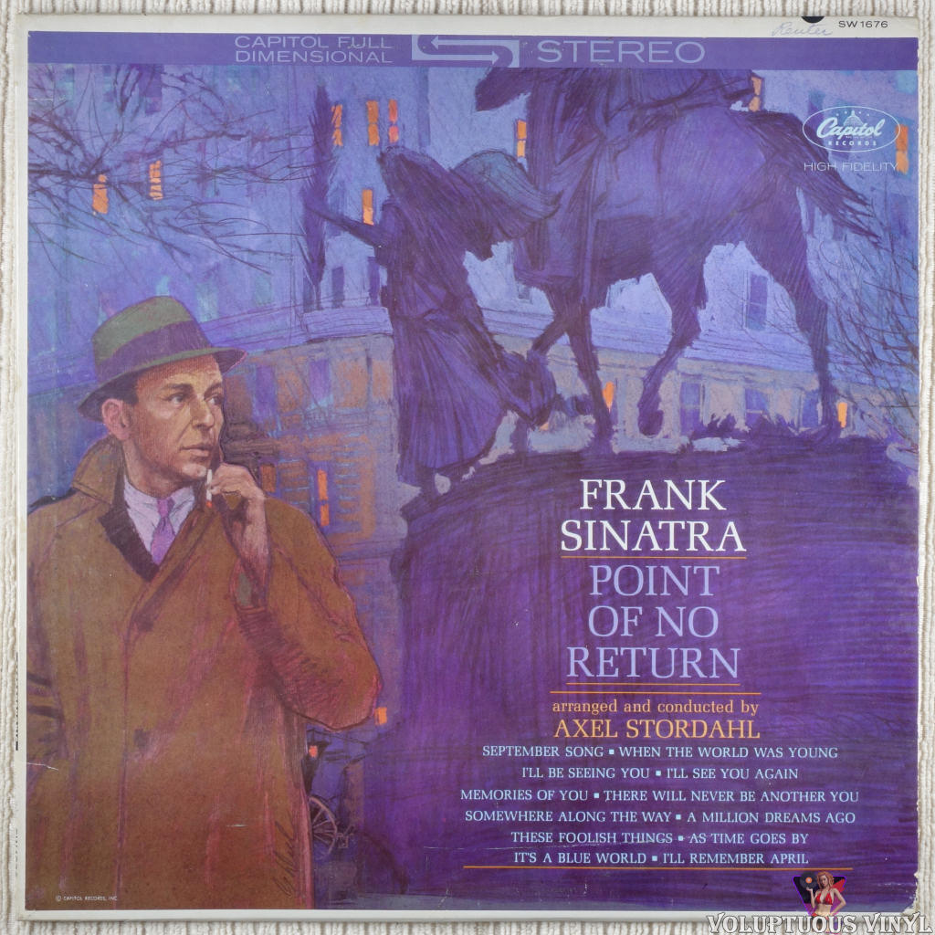 Frank Sinatra – Point Of No Return vinyl record front cover