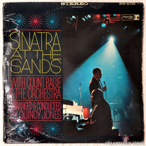 Frank Sinatra ‎– Sinatra At The Sands vinyl record front cover