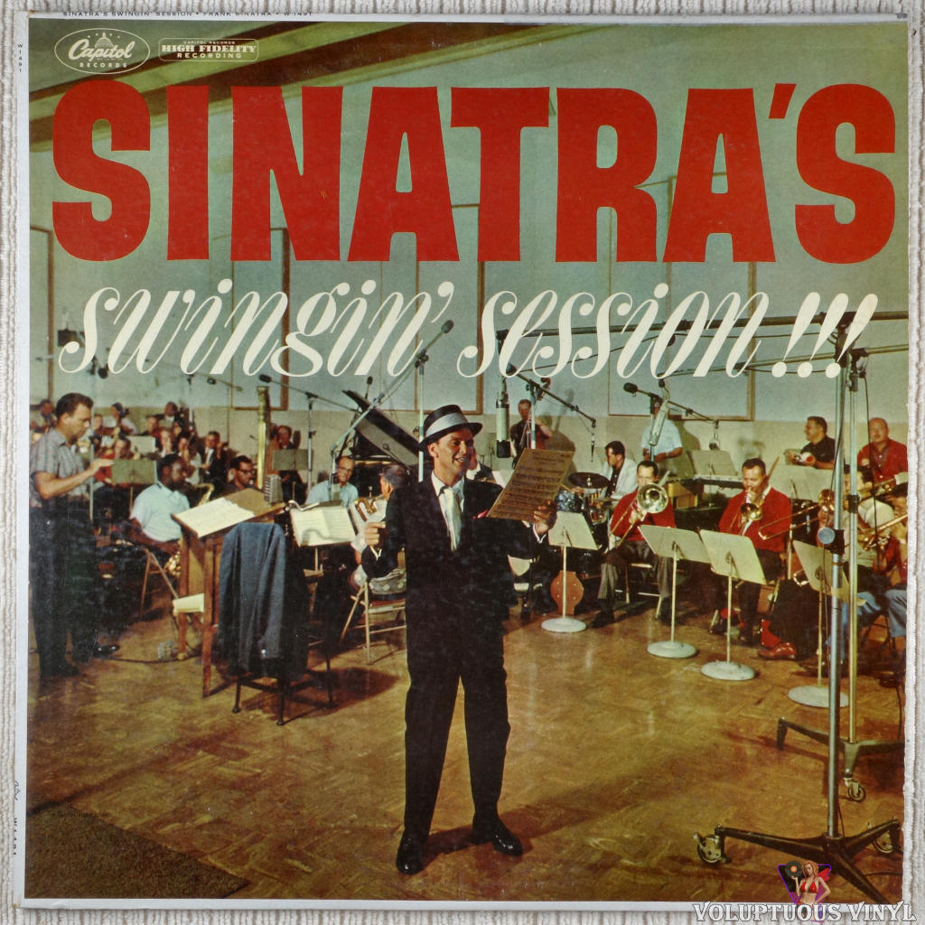 Frank Sinatra ‎– Sinatra's Swingin' Session!!! vinyl record front cover