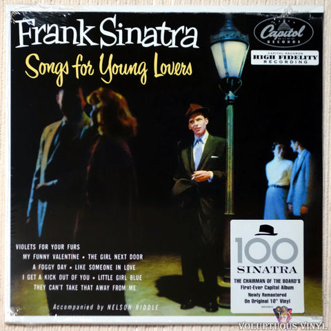 Frank Sinatra ‎– Songs For Young Lovers vinyl record front cover