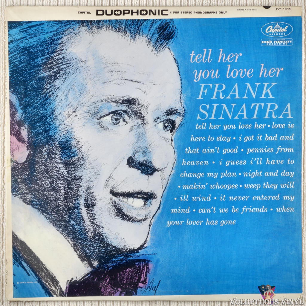 Frank Sinatra – Tell Her You Love Her vinyl record front cover