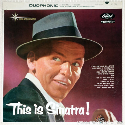 Frank Sinatra ‎– This Is Sinatra! - Vinyl Record - Front Cover