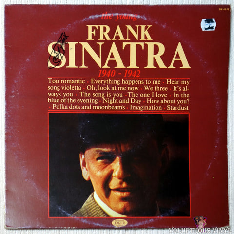 Frank Sinatra ‎– The Young Frank Sinatra 1940-1942 vinyl record front cover