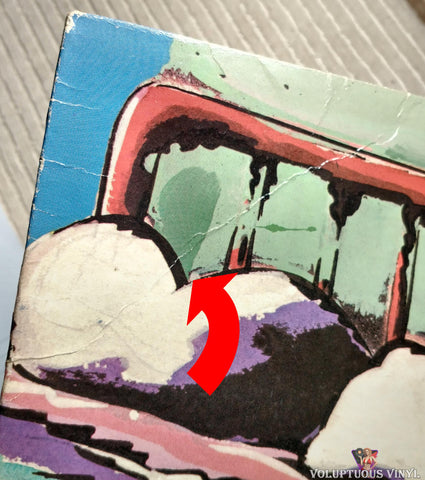 Frank Zappa ‎– Sleep Dirt vinyl record front cover top left corner