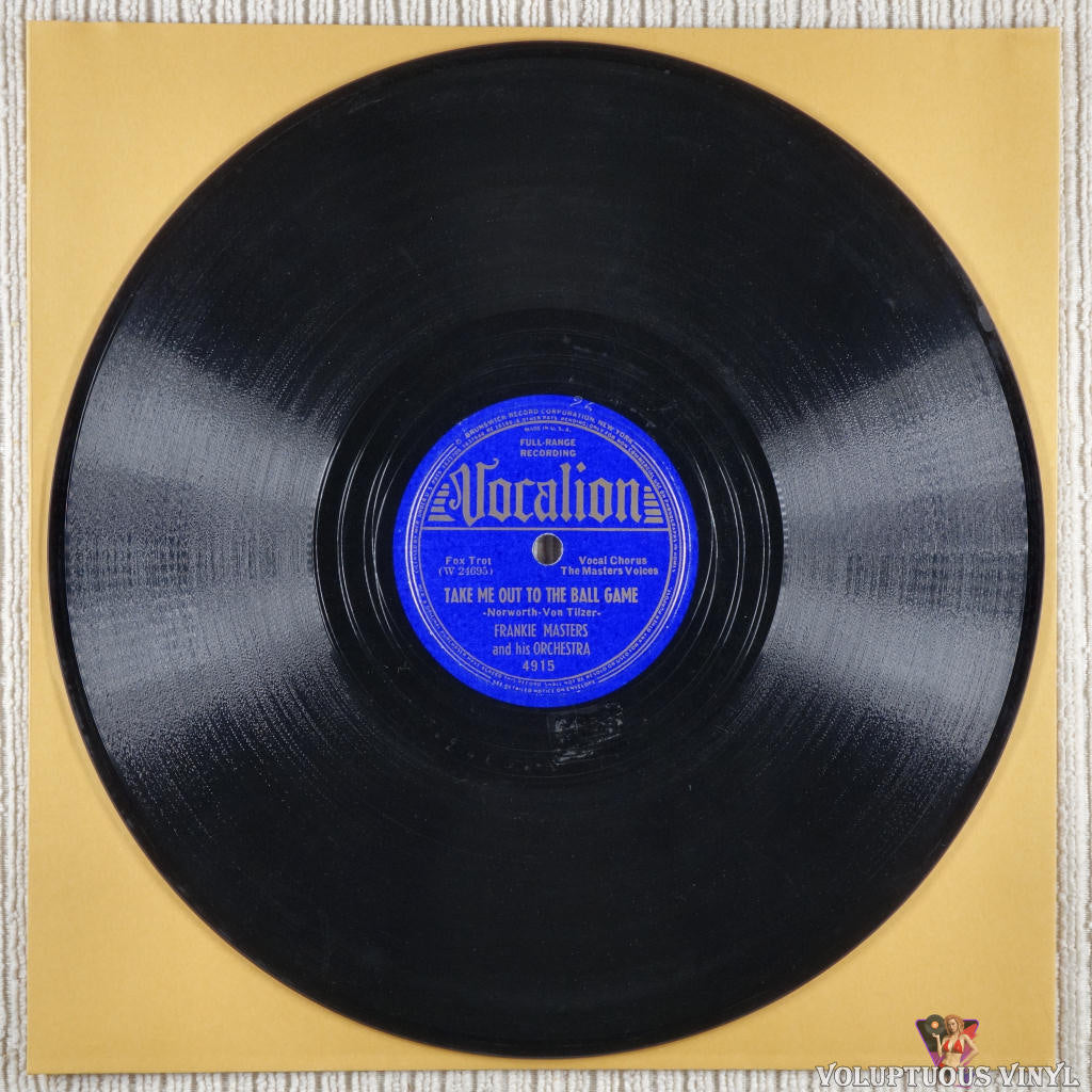 Frankie Masters And His Orchestra – Take Me Out To The Ball Game / Scatterbrain shellac