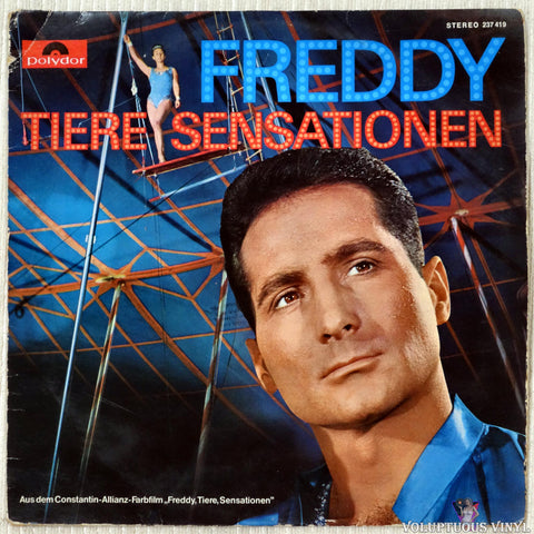 Freddy Quinn ‎– Freddy Tiere Sensationen vinyl record front cover