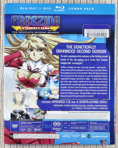 Freezing Vibration: Season 2 Blu-ray / DVD back cover