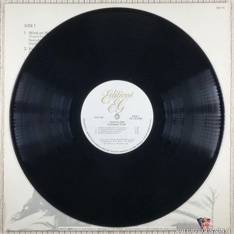 Fripp & Eno – Evening Star vinyl record