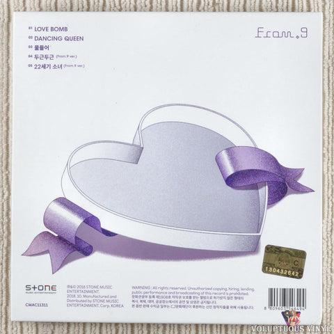 Fromis_9 – From.9 CD back cover