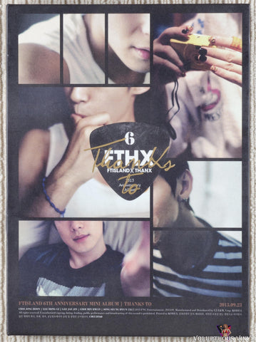 FTISLAND ‎– Thanks To CD front cover