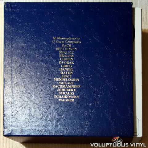 Various - Funk & Wagnalls The Great Composers - Vinyl Record - Box Set Back