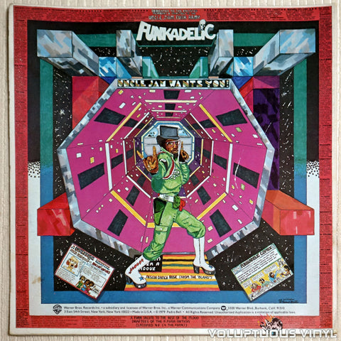 Funkadelic ‎– Uncle Jam Wants You - Vinyl Record - Back Cover
