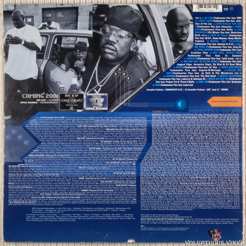 Funkmaster Flex ‎– 60 Minutes Of Funk, Volume IV: The Mixtape vinyl record back cover